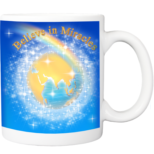 Mug with Believe in Miracles Design