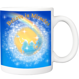 Mug with Believe in Miracles Design