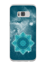 Blue Mandala Samsung Galaxy S8 Flexi Case