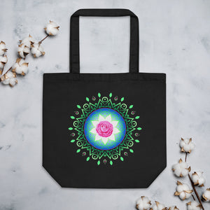 Rose Mandala Eco Tote Bag