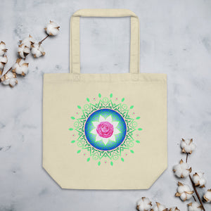 Rose Mandala Eco Tote Bag
