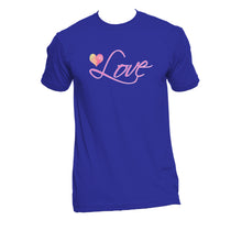 Unisex Organic Cotton T-Shirt with "Love" Design