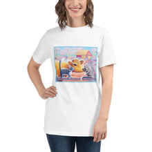 'Priya with Cats' Unisex Organic Cotton T-Shirt