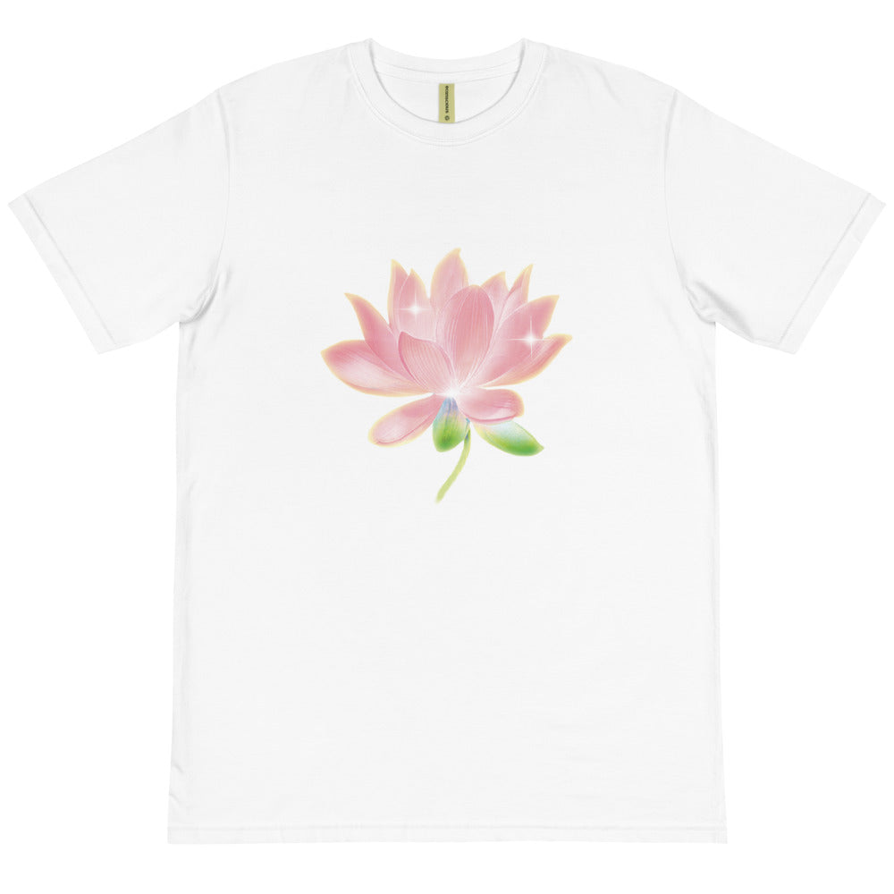 Pink Lotus Organic Cotton Unisex T-Shirt