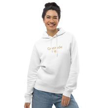 'Gratitude' Unisex organic cotton/recycled Eco pullover hoodie