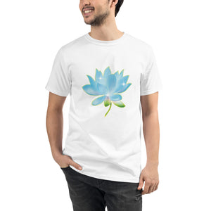 Blue Lotus Unisex Organic Cotton T-Shirt