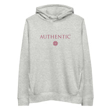 'Authentic' Unisex organic cotton/recycled pullover hoodie