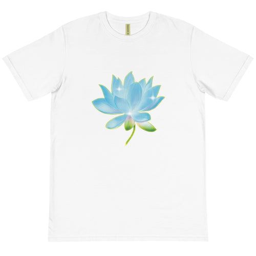 Blue Lotus Unisex Organic Cotton T-Shirt