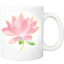 Mug with Pink Lotus Design
