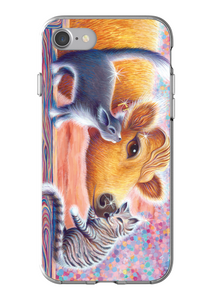 Priya and Cats design iPhone7 Flexi Case